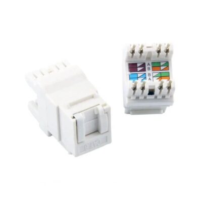RJ45 Cat6 UTP 180 Derece Keystone Jack