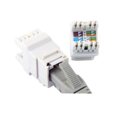 RJ45 Cat6 UTP 180 Derece Keystone Jack
