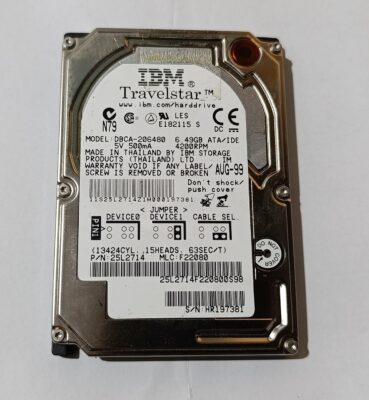2.5 retro ide hard disk 6.49 gb 2.5 İNÇ  