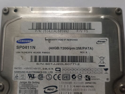 SP0411N ide pata 3.5 inç hard disk hdd  