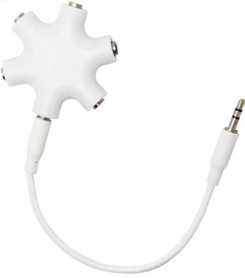 5 port Kulaklık Çoklayıcı 3.5mm Çoğaltıcı