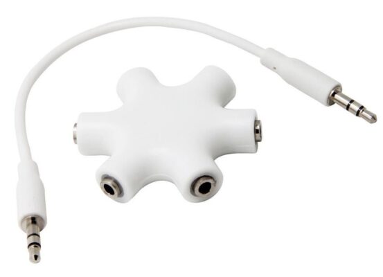 5 port Kulaklık Çoklayıcı 3.5mm Çoğaltıcı
