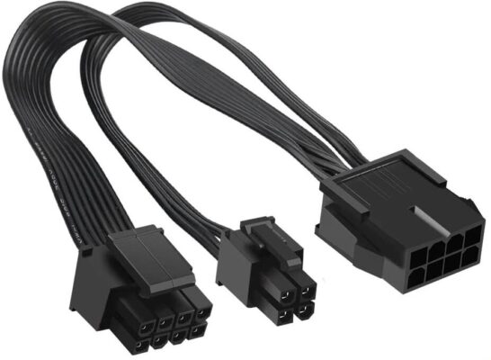 EPS 12V CPU Dişi To ATX 8+4 Pin Power Supply Çevirici Dönüştürücü Adaptör Kablosu  