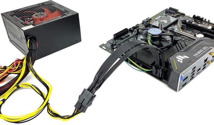 EPS 12V CPU Dişi To ATX 8+4 Pin Power Supply Çevirici Dönüştürücü Adaptör Kablosu