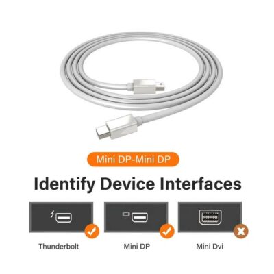 3 metre Mini DisplayPort Thunderbolt Uyumlu Kablo