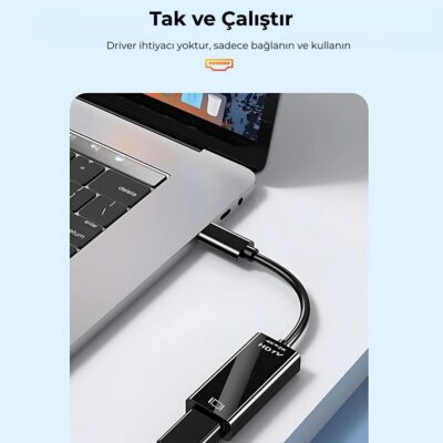 Type C To Hdmi Çevirici Dönüştürücü Adaptör