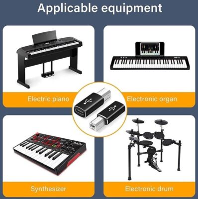 Type C To Usb B Midi Klavye Yazıcı Printer Çevirici Dönüştürücü Adaptör