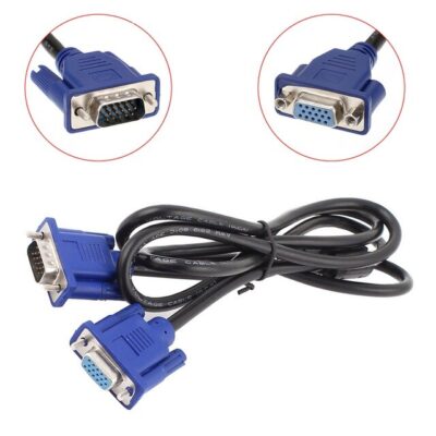 Vga Kablo 1.5 Mt Erkek vga dişi kablo Vga Uzatma Kablo 1.5 metre  