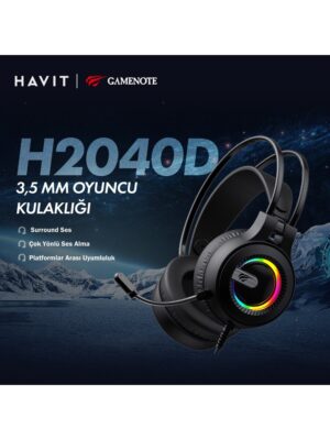 Rgb Aydınlatmalı Mikrofonlu Gaming Oyuncu Kulaklığı
