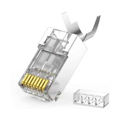 Cat7 Cat6A EZ Yeni Nesil RJ45 Delikli Metal Konnektör  
