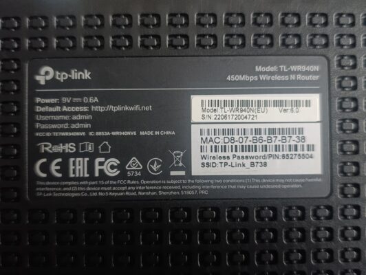 TL-WR940N 450Mbps Kablosuz Access Point Ap 3 antenli