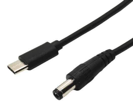 Type C To Dc 12V Pd 5.5*2.5mm Adaptör Çevirici Power Şarj Kablosu  