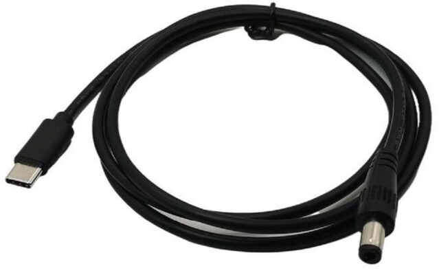 Type C To Dc 12V Pd 5.5*2.5mm Adaptör Çevirici Power Şarj Kablosu  