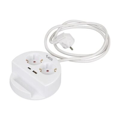 2'li USB+ Type-C 1.5 Metre Grup Priz Usb priz  