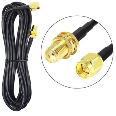 Wireless Wi-fi Anten Uzatıcı Dişi Erkek Uzatma Kablosu 3 Metre  