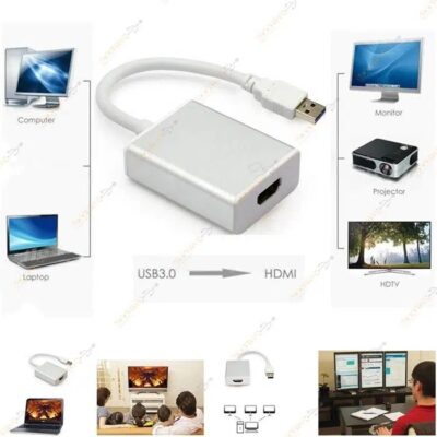 Usb Hdmi Çevirici Usb to Hdmi Kablo Görüntü - Ses  