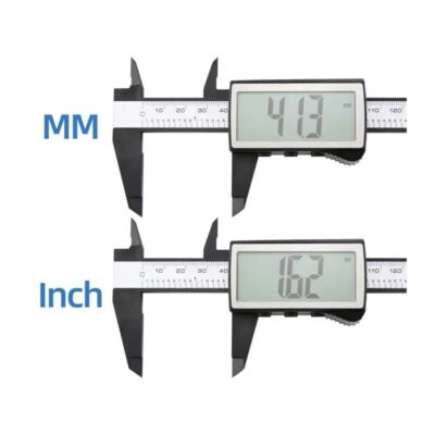 150mm Dijital Kumpas - 3 Düğmeli Geniş Ekran Kalınlık Ölçer  