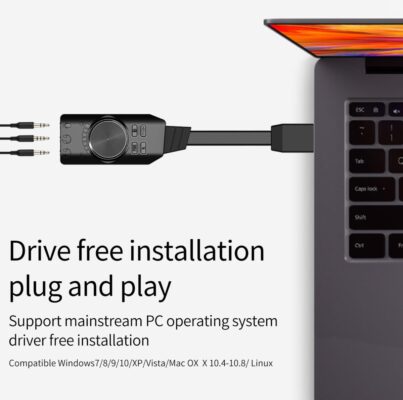 Usb Harici Ses Kartı 7.1 Dönüştürücü Plextone Gs3 Pubg Lol Mikrofon Destekli  