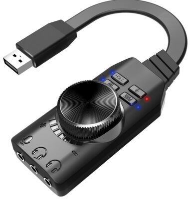 Usb Harici Ses Kartı 7.1 Dönüştürücü Plextone Gs3 Pubg Lol Mikrofon Destekli  