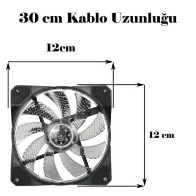 rgb kasa fanı 12 cm  