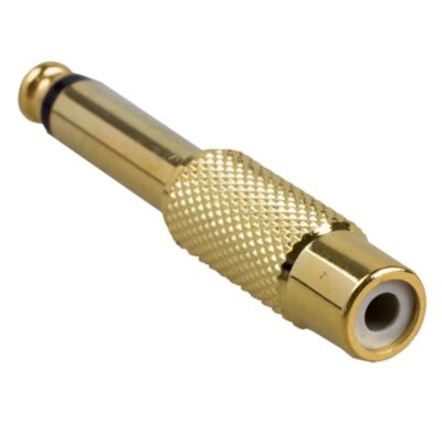Rca Çivi Çevirici Rca Dişi to 6.3 MM Çivi Rca  Jak Jack  