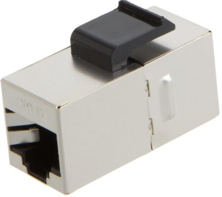 Cat6 Jack İnternet Kablo Birleştirici Rj45 Metal Dişi Dişi Ekleme Aparatı