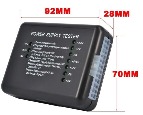 Power Supply Test Güç Kontrol Cihazı Sata Hdd